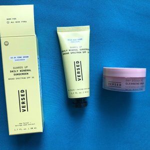 Versed Daily Mineral Sunscreen & Cleansing Balm